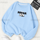 Fleece Sweatshirt ( sleepy panda ) (SB04)