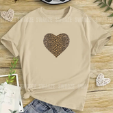 Cheetah heart Tee