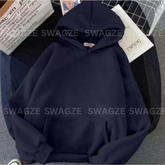 Fleece Basic Hoodie Navyblue
