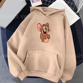 Fleece Hoodie ( cute jerry )