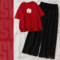 '-Casual Combo(flower) RED
