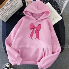 Fleece Hoodie ( pink ribbon ) (P06)