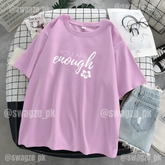 You are enough Drop Tee (Purple)
