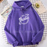 Fleece Hoodie ( barbie )