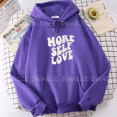 Fleece Hoodie ( more self love )