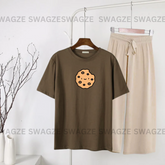 Casual Combo (cookie) with beige flapper trouser
