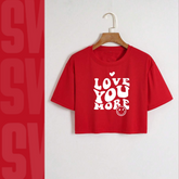 Love you More Crop Tee