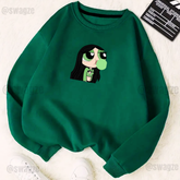 Fleece Sweatshirt ( bubble powerpuff )