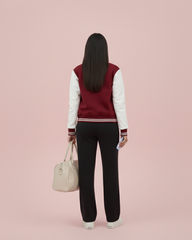 Maroon Varsity Jacket (Unisex)