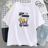Have the courage .. Drop Tee