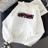 Fleece Hoodie ( whatever ) (W04)