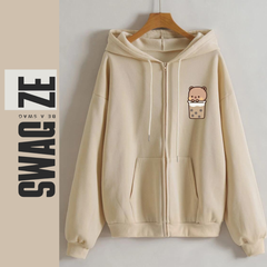 Zipper Hoodie Cute baby bear (C04)