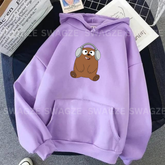 Fleece Hoodie ( cute grizz )