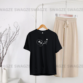 Casual Combo (beautiful) with beige flapper trouser