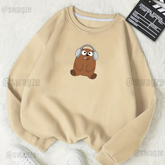 Fleece Sweatshirt ( cute grizz )