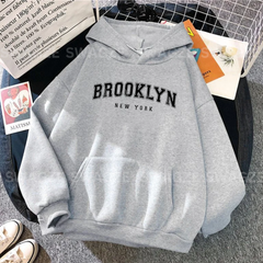 Fleece Hoodie ( brooklyn ) (LH02)