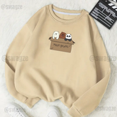 Fleece Sweatshirt ( we bare bears box )