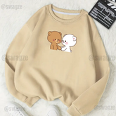 Fleece Sweatshirt ( cute bears )