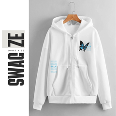 Zipper Hoodie Blue (W03)