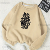 Fleece Sweatshirt ( make dupe... )