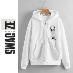 Zipper Hoodie music (W04)