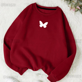 Fleece Sweatshirt ( Butterfly ) (M06)