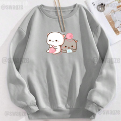 Fleece Sweatshirt ( couple bears )
