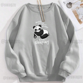 Fleece Sweatshirt ( sleeping panda )