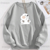 Fleece Sweatshirt ( ice panda )