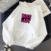 Fleece Hoodie ( boss lady )