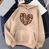 Fleece Hoodie ( delulu ) (C09)