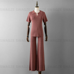 Rosewood Ribbed Co-Ord Set