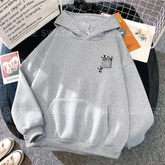 Fleece Hoodie ( hanging pandas )