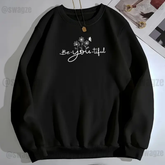 Fleece Sweatshirt ( you beautiful )