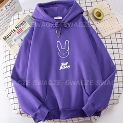 Fleece Hoodie ( bad bunny ) (DP02)