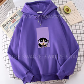 Fleece Hoodie ( Buttercup purple ) (DP01)