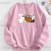 Fleece Sweatshirt ( we bare bears )