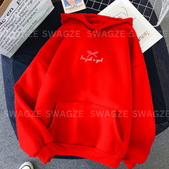 Fleece Hoodie ( i'm just a girl ) (R05)
