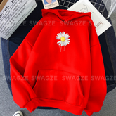 Fleece Hoodie ( flower ) (R01)
