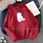 Fleece Hoodie ( cute ice panda )