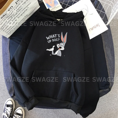 Fleece Hoodie ( what's up doc )