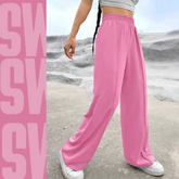 Wide leg Flapper Trouser ( Baby Pink )