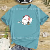 Music listening bear Tee