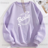 Fleece Sweatshirt ( barbie )