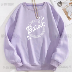 Fleece Sweatshirt ( barbie )