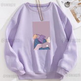 Fleece Sweatshirt ( cool girl )