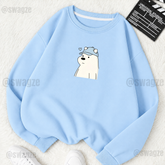 Fleece Sweatshirt ( Cap ice panda ) (SB01)