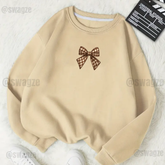 Fleece Sweatshirt ( ribbon ) (C010)