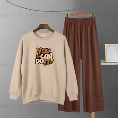 Winter Combo ( you can do it ) with Brown Flapper Trouser