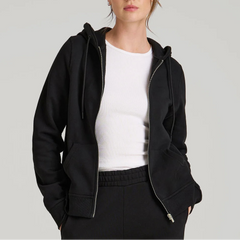 Black Basic Zipper